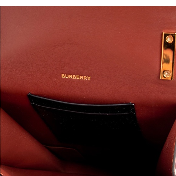 Burberry crossbody bag in monogrammed canvas and leather - Picture 7 of 8